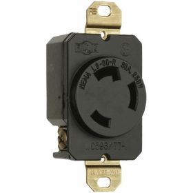 Pass & Seymour L630R Spec Grade Turnlok Locking Devices 30A Single Receptacle Twistlock 250 VAC 3W