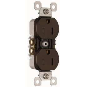 Pass & Seymour 3232TR Trademaster 15A 125V Tamper-Resistant Duplex Receptacle Brown