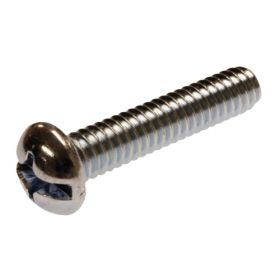 Metallics JRM84 8-32x1/2" Round Head Combo Machine Screw 100/Jr