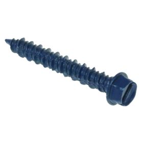 Metallics CSH20F 1/4" x 1-3/4" Hex Head Concrete Screw w/Bit 100/Jr