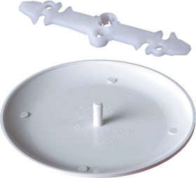 Arlington CP3540 Plastic Ceiling Box Cover 5.39 in Diameter