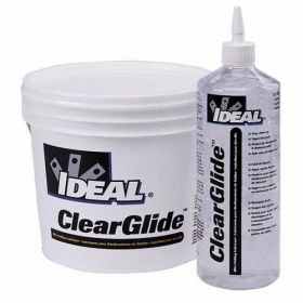 Ideal 31-385 ClearGlide Wire Pulling Lubricant, 5 Gallon Pail, Clear Gel