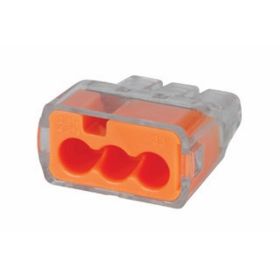 Ideal In-Sure 30-1033J 3-Port Push-In Wire Connector 18 to 12 AWG 250/JR