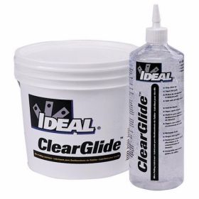 Ideal 31-381 ClearGlide Wire Pulling Lubricant, 1 Gallon Pail, Clear Gel