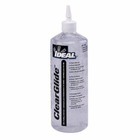 Ideal 31-388 ClearGlide Wire Pulling Lubricant, 1 Quart Squeeze Bottle, Clear Gel