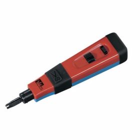 Ideal 35-485 Punchmaster II Turn-Lock Impact Punchdown Tool - Includes Two Full Blade Sets (110 and 66 Blades with Cut/No Cut Ends)