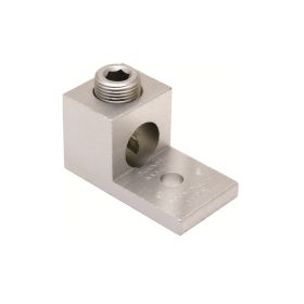 Burndy KA26U Dual Rated Universal Terminal Lug 6 - 2/0 AWG Stranded Aluminum/Copper Conductor 1/4 in Stud Aluminum