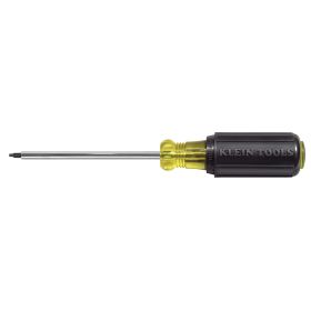 Klein Tools 661 Screwdriver #1 Square Recess Tip 4-Inch Shank