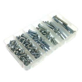 METALLICS RMK632 6-32 ROUND HEAD MACHINE SCREW COMBO ASSORTMENT KIT 370PC