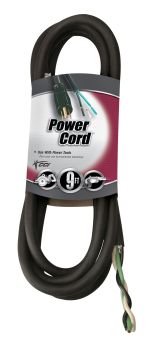 Southwire 9858SW0008 Type SJEO 9 Ft. Power Cord 125 VAC (3) 14 AWG Copper Conductors