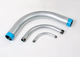 1-1/4 In. Rigid/IMC Conduit Galvanized 90 Degree Bend