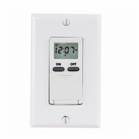 Intermatic EI500WC 7-Day Standard Programmable Timer 125 VAC 15A White