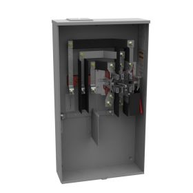 Milbank U2594-X 7 Terminal Ringless Large Closing Plate Lever Bypass Side Bussed Large Enclosure 320A