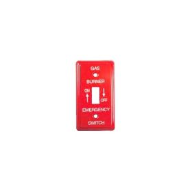 Morris 83495 1G Handy Gas Red Emergency Plate