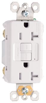 P&S 2097TR-W 20A SELF-TEST TR SPEC GFI RADIANT RECEPTACLE 125V WHITE