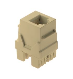 Pass & Seymour On-Q WP3425-IV RJ25 Telephone Keystone Insert Ivory