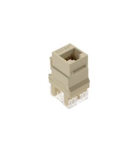 Pass & Seymour WP3450LA Category 5e RJ45 Keystone Connector Light Almond Plate