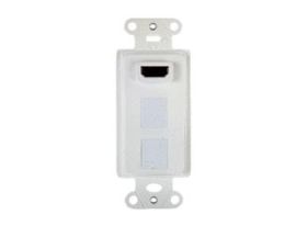 Pass & Seymour On-Q WP1011WH Pre-Configured HDMI 2-Port Strap White