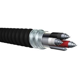 2/3MC 3-Conductor W/Ground (2-2-2-4) Aluminum PVC Jacket 600v MC Cable