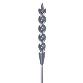 Klein 53718 Flexible Long Auger Bit With Screw Point 9/16 in Dia 54 in OAL Screw Point Oxide Coated