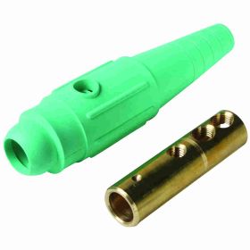 Pass & Seymour PLS1820-FG Cam-Type Weatherproof In-Line Connector, 600 VAC, 400 A, 2 to 2/0 AWG Wire, Female Connection, NEMA 3R/4