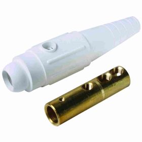 Pass & Seymour PLS1820-FW Cam-Type Weatherproof In-Line Connector, 600 VAC, 400 A, 2 to 2/0 AWG Wire, Female Connection, NEMA 3R/4