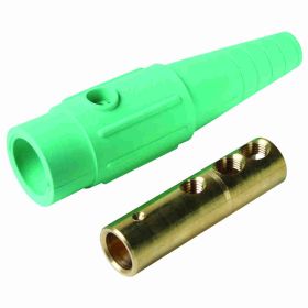 Pass & Seymour PLS1820-MG Cam-Type Weatherproof In-Line Connector, 600 VAC, 400 A, 2 to 2/0 AWG Wire, Male Connection, NEMA 3R/4