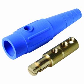 Pass & Seymour PLS1840-MBL Cam-Type Weatherproof In-Line Connector, 600 VAC, 400 A, 4/0 AWG Wire, Male Connection, NEMA 3R/4