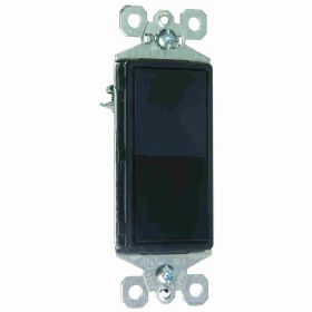 Pass & Seymour TM870-SBK radiant Combination Self-Grounding Decorator Switch, 120/277 VAC, 15 A