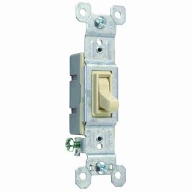 Pass & Seymour TradeMaster 660-SIG Self-Grounding Toggle Switch, 120 VAC, 15 A