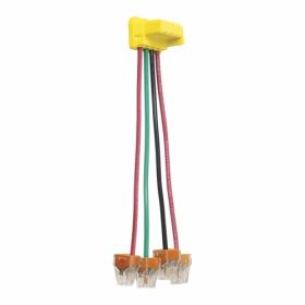 Pass & Seymour PTS6STR4BP PlugTail Switch Right Angle with WAGO Connector 4-Wire 6-in Stranded THHN12