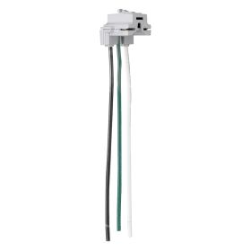 Pass & Seymour PTRA6-SOLNA PlugTail Right Angle PlugTail Connector, 12 AWG Solid THHN Copper Wire, Polycarbonate