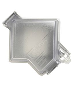 Pass & Seymour WIUCED20CL Extra Heavy Duty Shallow Weatherproof While-In-Use Cover, 7.08 in W x 4 in D, Plastic