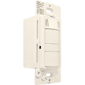 Pass & Seymour HSWC3LA Humidity Based Fan Control, 120 VAC, 6 A, Light Almond