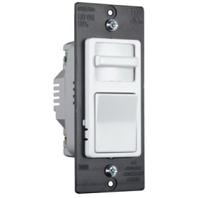 Pass & Seymour WSLV703-PW TradeMaster Magnetic Wide Low Voltage Dimmer, 120 VAC, 1 Pole, 3-Way Mode, White