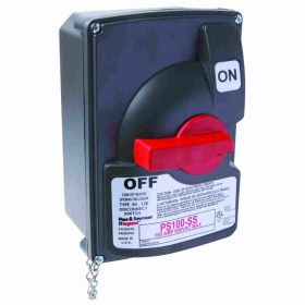 Pass & Seymour PS100-SS Non-Fusible Safety Switch, 600 VAC, 100 A, 50 hp, 1NO-1NC Contact Form, 4 Poles