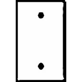 Pass & Seymour Sierraplex SP13 Standard Sized Blank Wallplate, 1 Gang, Brown, 5 in, Thermoplastic