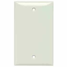 Pass & Seymour Sierraplex SP13-LA Standard Blank Wallplate, 1 Gang, Light Almond, 5 in, Thermoplastic