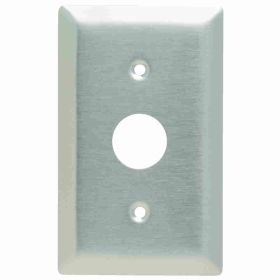 Pass & Seymour SS717 KL Series Standard Wallplate, 1 Gang, 7 in H x 2-3/4 in W, 302 Stainless Steel