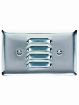 Pass & Seymour SS760 Louver Wallplate, 1 Gang, 4-1/2 in, Thermoplastic