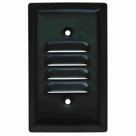 Pass & Seymour SS771-X Louver Wallplate, 1 Gang, 4-1/2 in, Thermoplastic