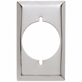 Pass & Seymour S384-C Standard Wallplate, 1 Gang, 7.8 in H x 2-3/4 in W, Metal