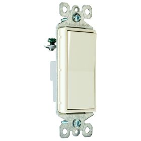 Pass & Seymour TradeMaster TM870-LASL radiant 1-Gang Combination Illuminated Decorator Switch, 120 VAC, 15 A