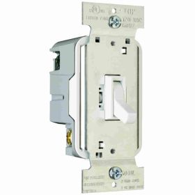 Pass & Seymour T600-W TradeMaster Dimmer Switch, 120 VAC, 1 Pole, White