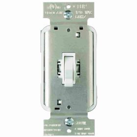 Pass & Seymour T603-W TradeMaster 3-Way 3-Wire Dimmer Switch, 120 VAC, 1 Pole, White