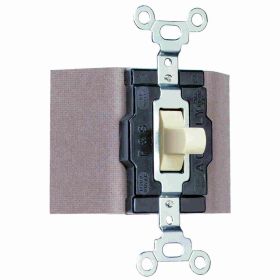 Pass & Seymour 1251-LA Momentary Contact Double Throw Manual Controller Switch, 120/277 VAC, 20 A, 1 hp at 120 VAC/2 hp at 240 VAC