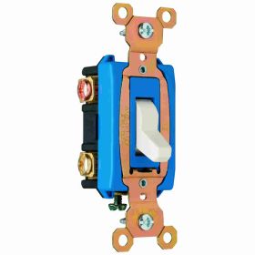 Pass & Seymour CSB15AC3-LA 3-Way Heavy Duty Toggle Switch, 120/277 VAC, 15 A, 3 W