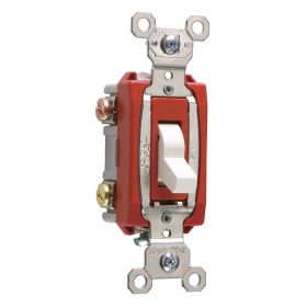 Pass & Seymour PS20AC3-LASL Extra Heavy Duty Lighted Switch, 120/277 VAC, 20 A, 2 hp, DPDT