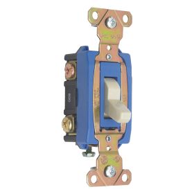 Pass & Seymour PS371530-I 3-Way Extra Heavy Duty Specification Grade Canadian Toggle Switch, 347 VAC, 15 A, 3 W