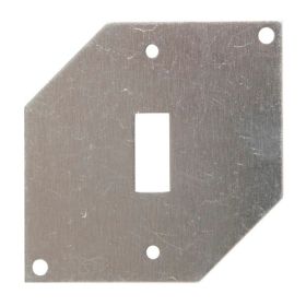 Pass & Seymour 4600-1P Specification Grade Cover Mounting Plate, 1-Outlet, Wall Mounting